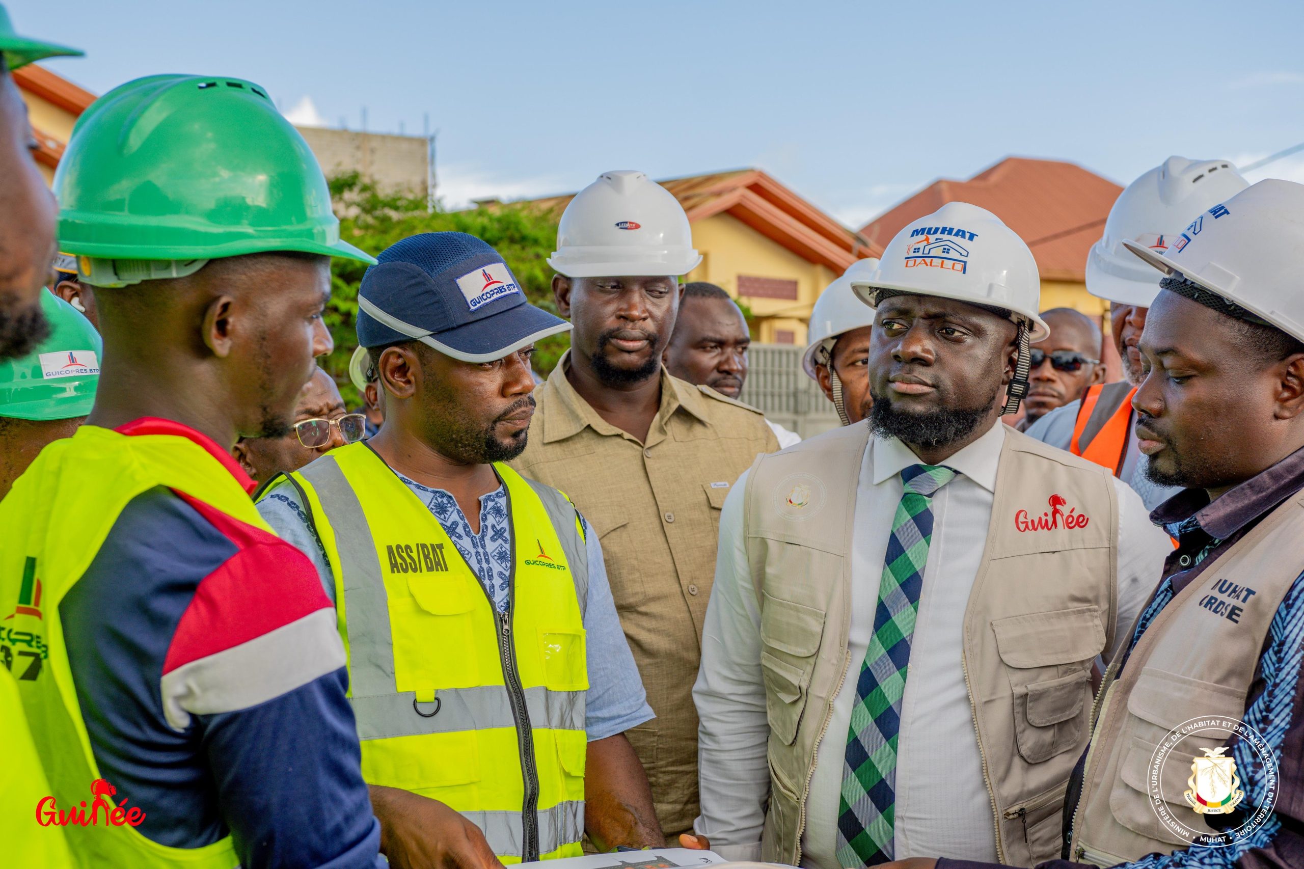 Visite du site de construction des logements sociaux à keitaya